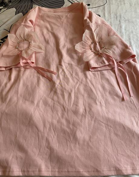 Kvalitné tričko s aplikáciami by o la la v. xxl, xxl