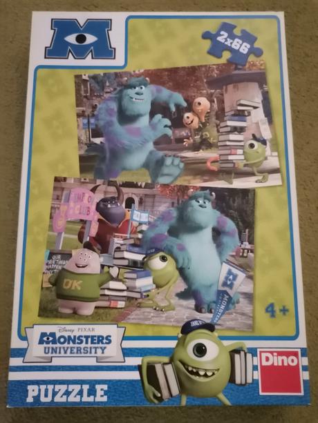 Puzzle monster university 2x66 ks, 