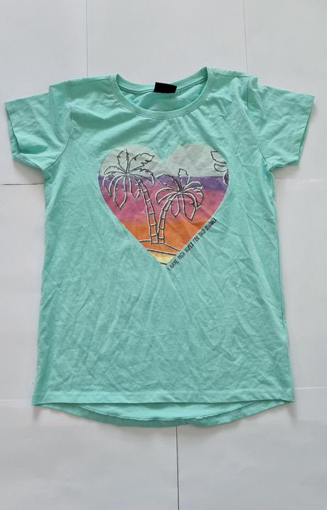 Tričko s palmami, c&a,158