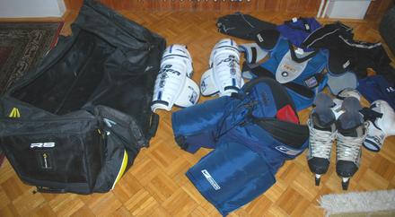 Hokejová výbava - veľkosť xl, 