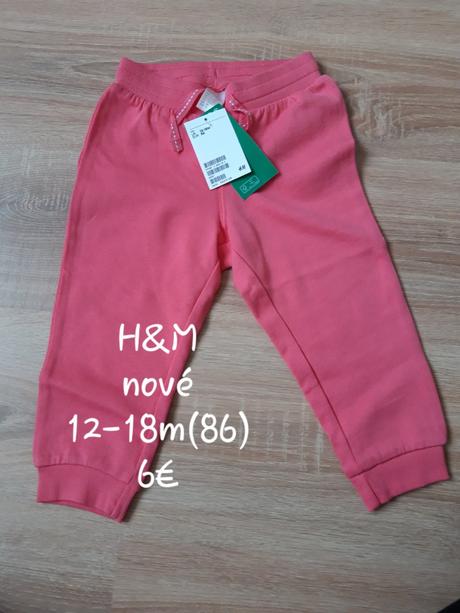 Tepláky, h&m,86