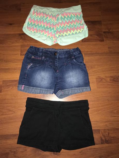 3 dievčenské pohodlné kraťase, palomino,116