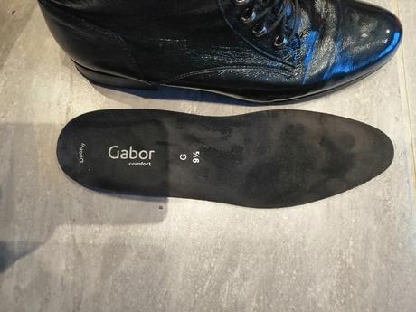 Lakované kotníčky gabor v43, 9,5,vd 28,5 cm, gabor,43