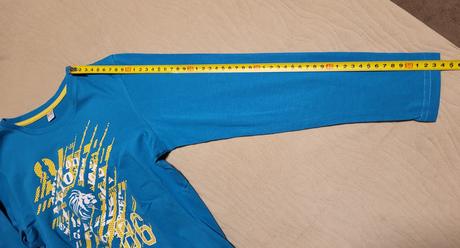 2x tričko dlhý rukáv velk. 128/134, bonprix,128