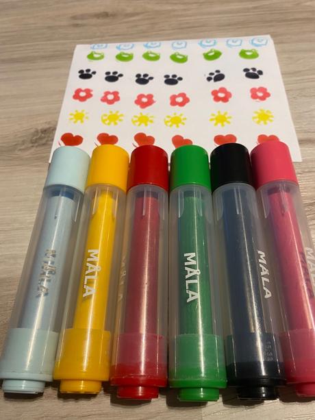 Sada  6 fixiek s pečiatkami, 