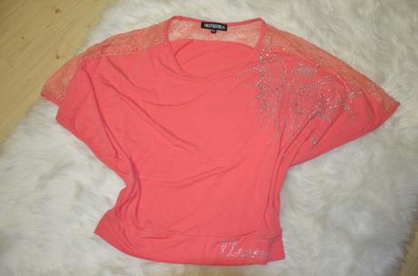 Oranžové dámske tričko, s