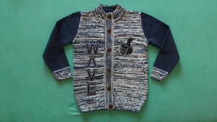 Sveter na gombíky wave, 134