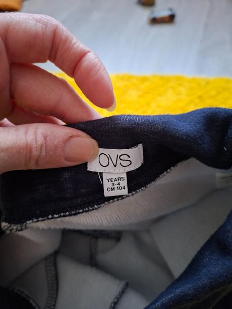 Modré teplákové nohavice pre chlapca, ovs,104