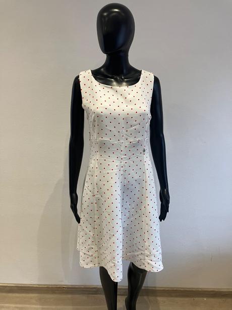 Dámske letné šaty bodkované (xl), xl