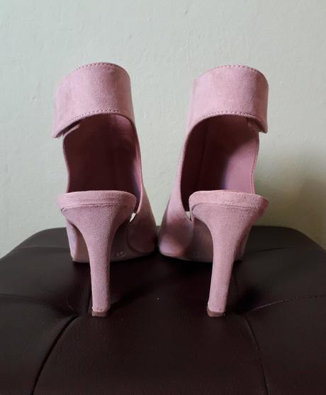 Krásne ružové sandalky na opatku, graceland,39