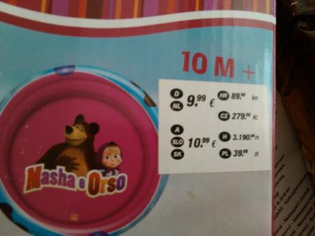 Bazén máša a medveď,