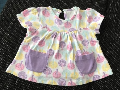 Krásna farebná tunika, tričko 68/74, f&f,74