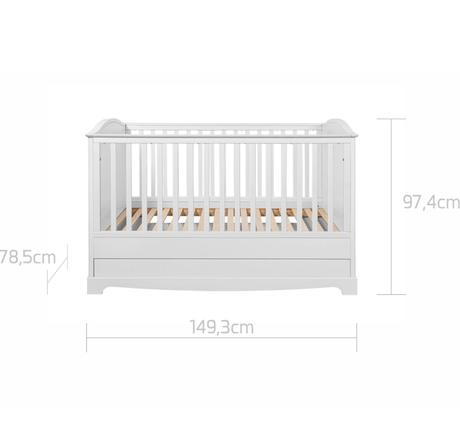 Royal nadčasová postieľka 70x140 cm, šírka (cm): 70,dĺžka (cm): 140