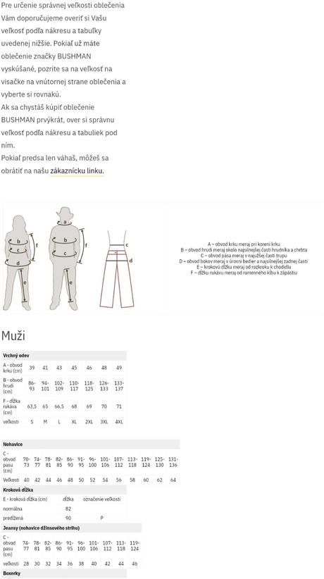 Nohavice, bushman,56