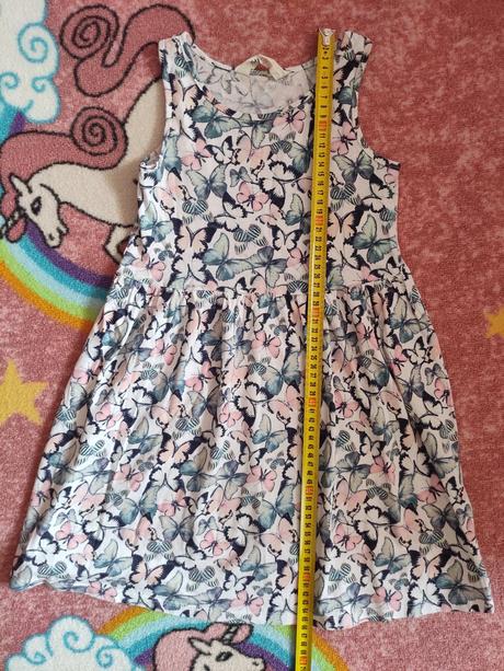 Krásne šaty veľ 128 bavlna, h&m,128