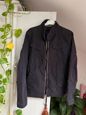 Tmavomodrá bunda na jar/ jarná bunda, tom tailor,s