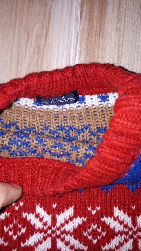 Pulóver s vianočným/nórskym vzorom, zn. next, next,98