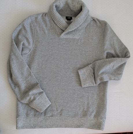 Pánska rolakova mikina, h&m,m