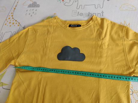 Oversized tričkové šaty pískacie, xs