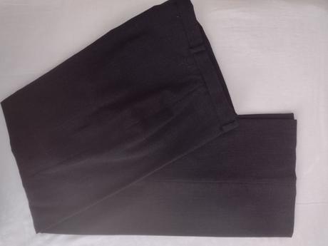 Tmavohnedé elegantné nohavice, 42