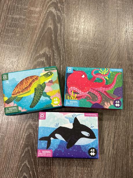 Mudpuppy detske puzzle - morske zvierata,
