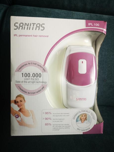Sanitas ipl 100 - na trvalé odstránenie chĺpkov,