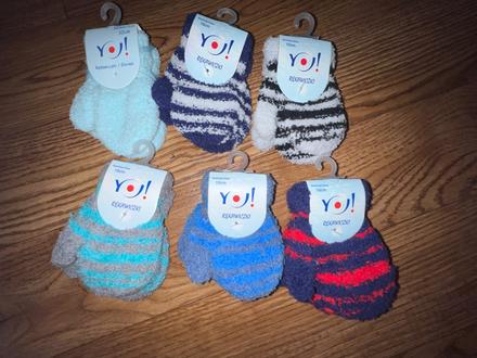 Teplicke rukavicky si snurkou, 62 / 68