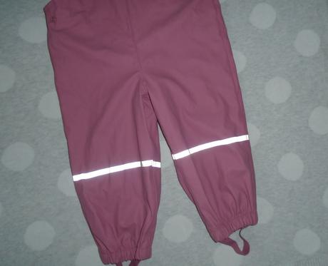 Pogumované zateplené nohavice do dažda, lupilu,92