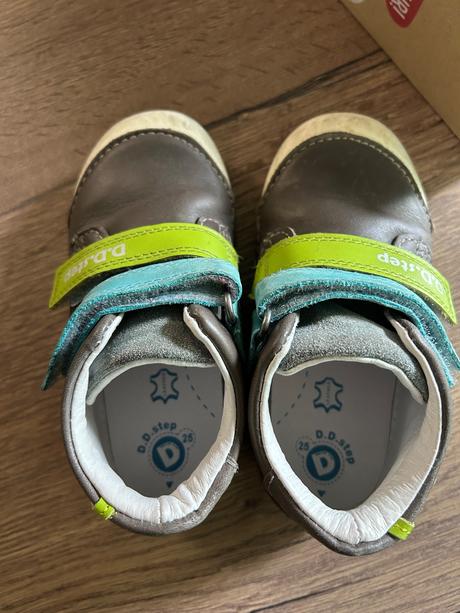 Prechodne kožené topanky dd step, d.d.step,25