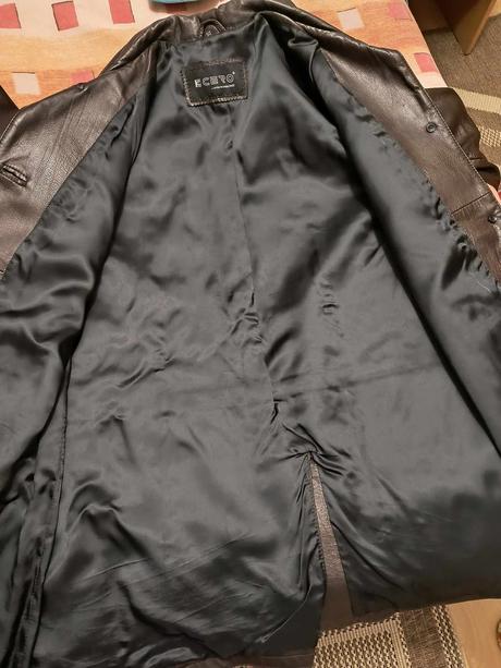 Kožený kabát kcero, xl