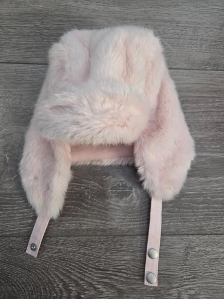 Teplá čiapka ušianka, h&m,104