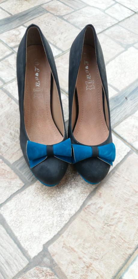 Lodičky sivo-tyrkisové, 40