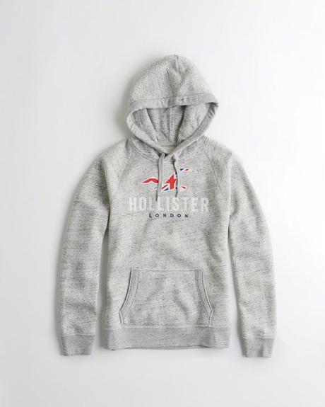 Mikinka s kapuckou hollister vel. l, abercrombie&fitch,l