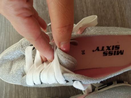 Platene ligotave tenisky 7,50e, miss sixty,36