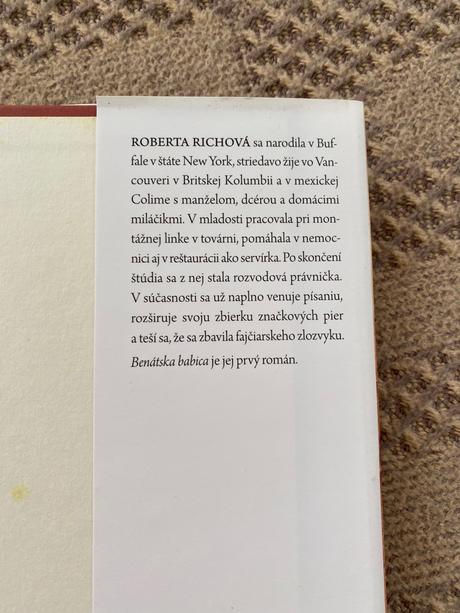 Krásna kniha benátska babica roberta rich,