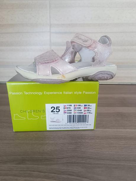 Kožené sandálky primigi, primigi,25