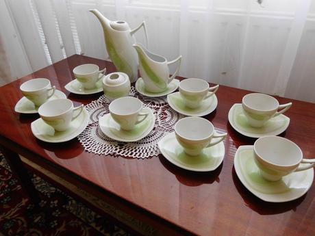 Porcelánová sada kávičková / čajíková-nová,