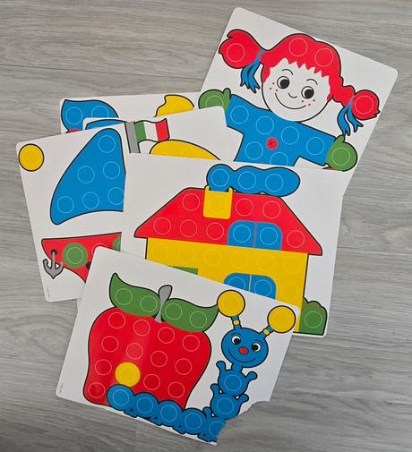 Vzdelávacia mozaika s gombíkmi, 
