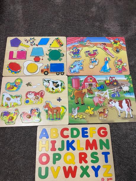 Vkladačky drevené,