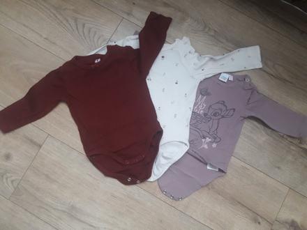 Body s dlhym rukavom, h&m,68