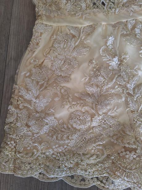 Overal gold lace, m