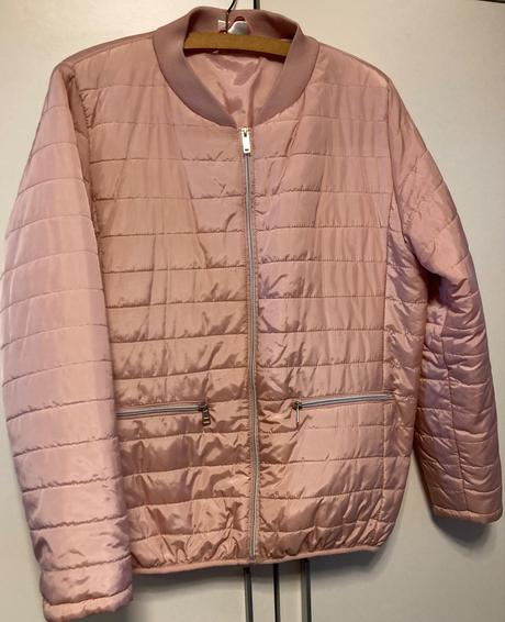 Krásna púdrovo-ružová prechodná bunda, pepco,46