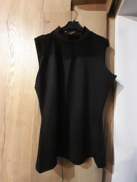 Elastický top s krajkou l /40, l