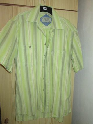 Pánska zelená košeľa bygen, l