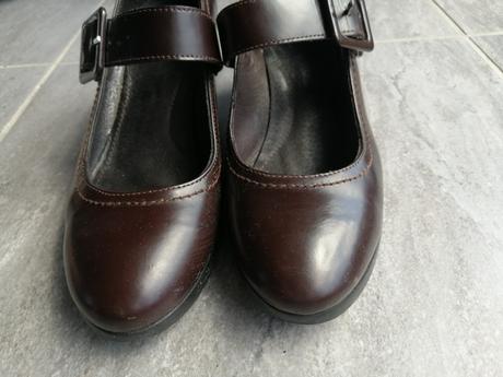 Bata kožené pohodlné mary jane topánky v38, baťa,38