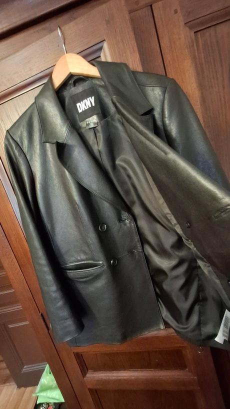 Dámska kožená bunda dkny, dkny,s