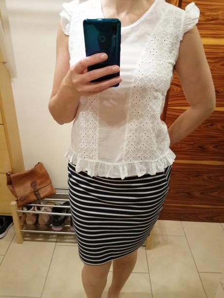 Blúzky +sukne, šaty grátis, f&f,m