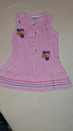 Menčestrové šaty veľ. 104, 104