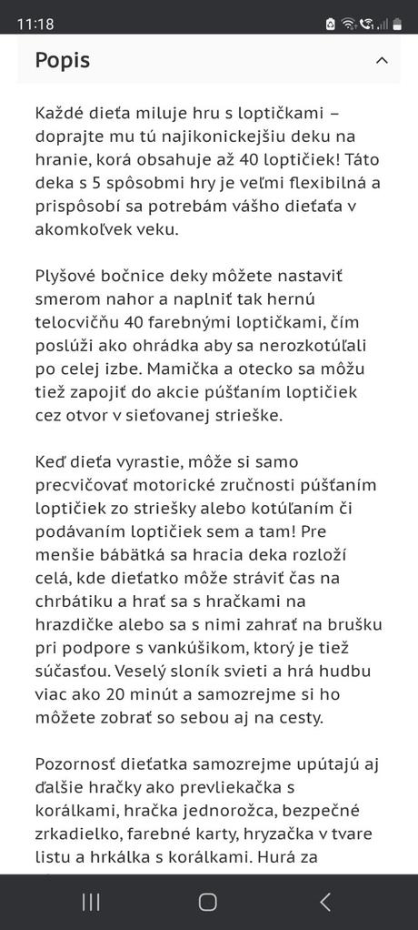 Bright starts hracia deka s príslušenstvom, 