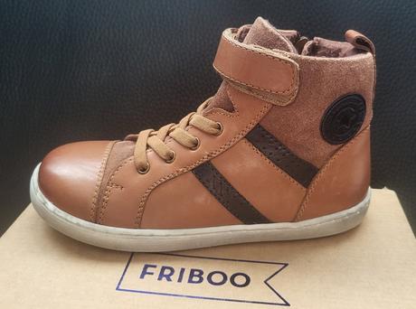 Kožené chlapčenské zateplene topánky friboo, 30